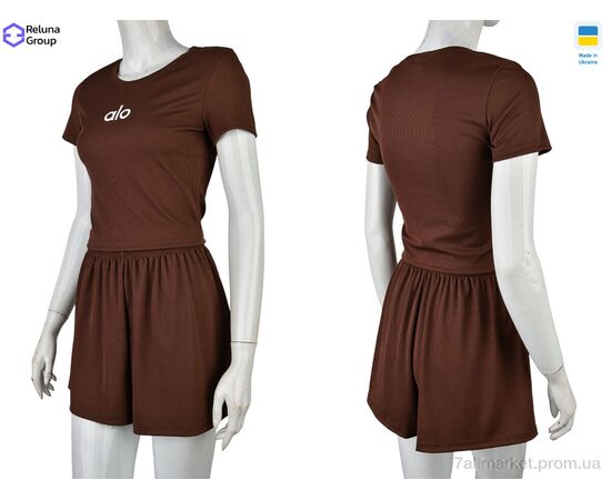 Фотография Женский костюм Лето SF017-2 brown (4 шт. р.сетка 42-48) "Reluna Group" недорого оптом от прямого поставщика, изображение 4