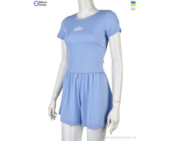 Фотография Женский костюм Лето SF017-4 l.blue (4 шт. р.сетка 42-48) "Reluna Group" недорого оптом от прямого поставщика, изображение 2