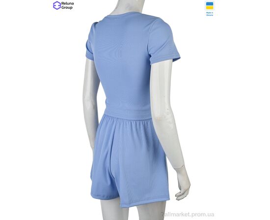 Фотография Женский костюм Лето SF017-4 l.blue (4 шт. р.сетка 42-48) "Reluna Group" недорого оптом от прямого поставщика, изображение 3