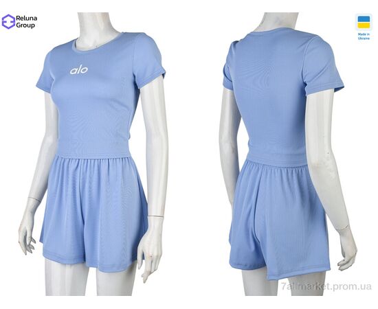 Фотография Женский костюм Лето SF017-4 l.blue (4 шт. р.сетка 42-48) "Reluna Group" недорого оптом от прямого поставщика, изображение 4