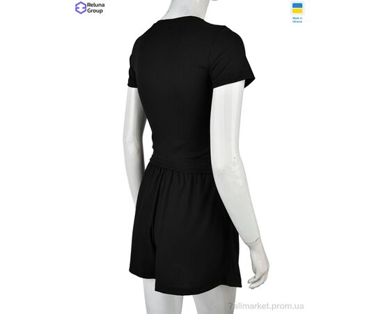 Фотография Женский костюм Лето SF017-7 black (4 шт. р.сетка 42-48) "Reluna Group" недорого оптом от прямого поставщика, изображение 2