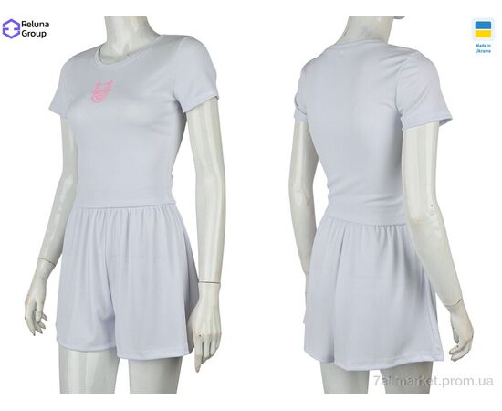 Фотография Женский костюм Лето SF017-8 white (4 шт. р.сетка 42-48) "Reluna Group" недорого оптом от прямого поставщика, изображение 3