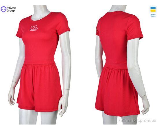 Фотография Женский костюм Лето SF017-9 pink (4 шт. р.сетка 42-48) "Reluna Group" недорого оптом от прямого поставщика, изображение 3