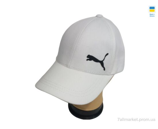 Фотография Кепка унисекс Лето 0713 білий (4 шт. р.сетка 54-56) "Mabi" недорого оптом от прямого поставщика, изображение 2