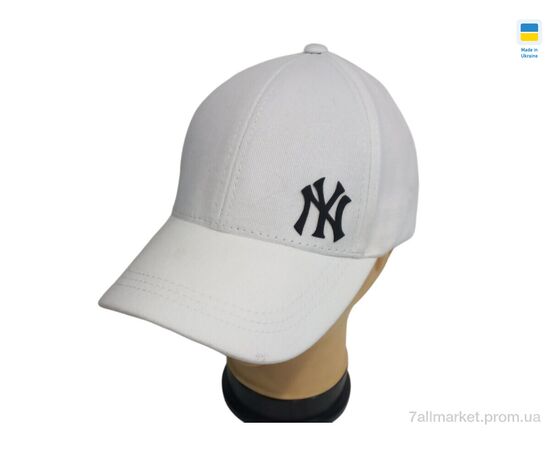 Фотография Кепка унисекс Лето 0717 білий (4 шт. р.сетка 54-56) "Mabi" недорого оптом от прямого поставщика, изображение 2