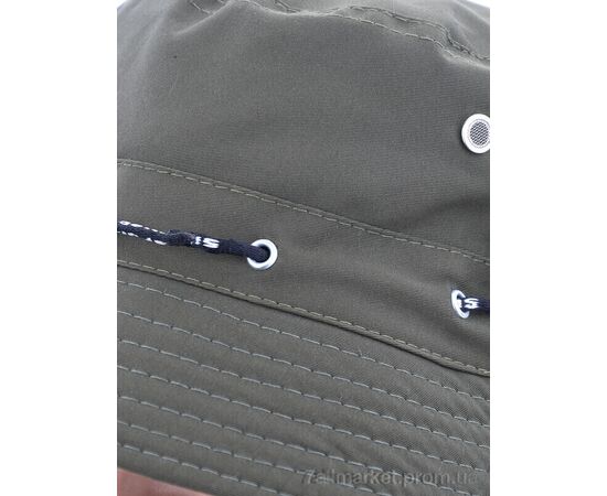 Фотография Панама мужская Лето 24-01 двухсторонняя khaki (5 шт. р.сетка 57-59) "TUZZI" недорого оптом от прямого поставщика, изображение 2