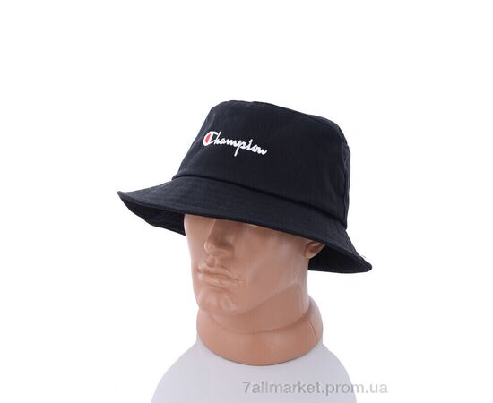 Фотография Панама мужская Весна/осень CH01 black (5 шт. р.сетка 56-59) "TUZZI" недорого оптом от прямого поставщика, изображение 2