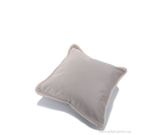 Фотография Подушка  07879 подушка гобелен блакитний із золотом (50x50) (2 шт. р.сетка ) "Obuvok" недорого оптом от прямого поставщика, изображение 2