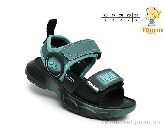 Сандалії дитячі літні Літо B2850 зелений (10 пар р.26-30) "TOM.M" недорого оптом від прямого постачальника, зображення 2