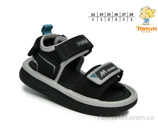 Сандалії дитячі літні Літо 65070F (8 пар р.23-28) "TOM.M" недорого оптом від прямого постачальника, зображення 2