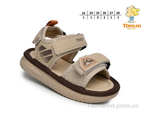 Сандалії дитячі літні Літо 65073K (8 пар р.23-28) "TOM.M" недорого оптом від прямого постачальника, зображення 2