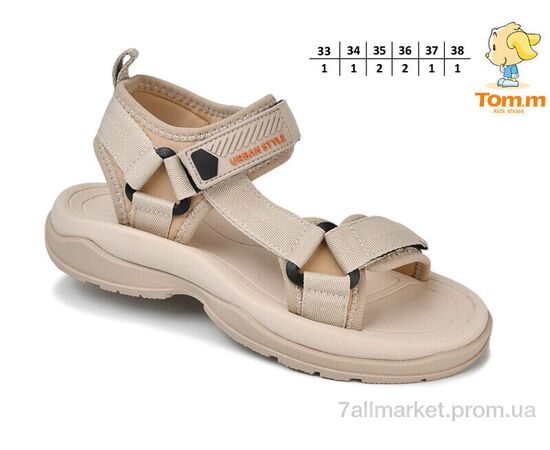 Сандалії дитячі літні Літо 11597A (8 пар р.33-38) "TOM.M" недорого оптом від прямого постачальника, зображення 2