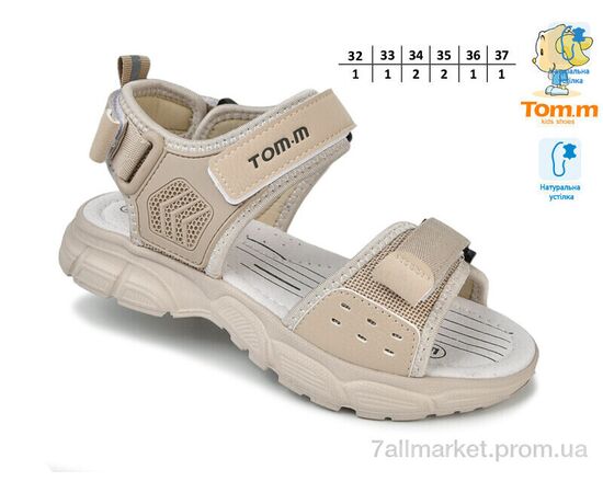 Сандалії дитячі літні Літо 11664F (8 пар р.32-37) "TOM.M" недорого оптом від прямого постачальника, зображення 2