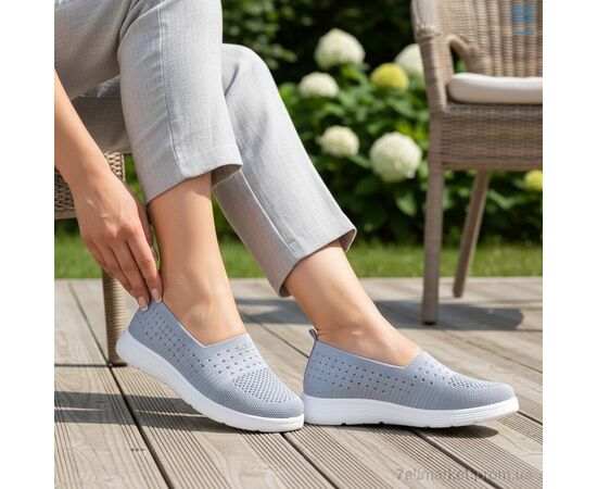 Фотография Слипоны женские тканевые Лето 2503-3 (8 пар р.37-42) "Kulada-UCSS-MD" недорого оптом от прямого поставщика, изображение 2