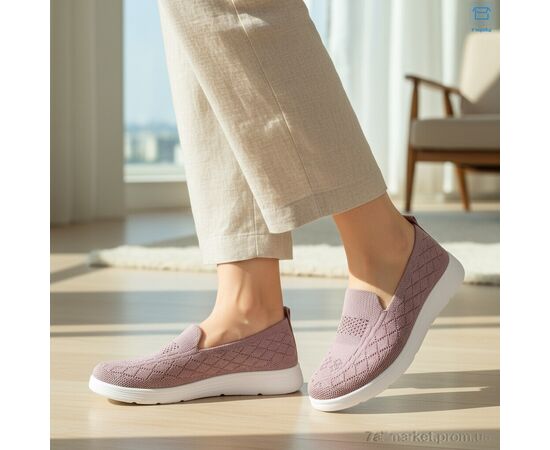 Фотография Слипоны женские тканевые Лето 2505-6 (8 пар р.37-42) "Kulada-UCSS-MD" недорого оптом от прямого поставщика, изображение 2