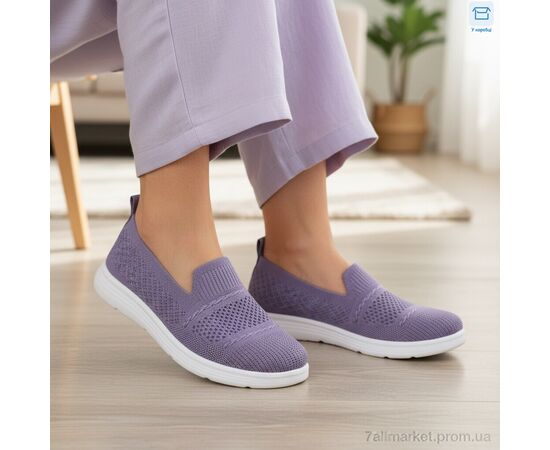 Фотография Слипоны женские тканевые Лето 2506-7 (8 пар р.37-42) "Kulada-UCSS-MD" недорого оптом от прямого поставщика, изображение 2