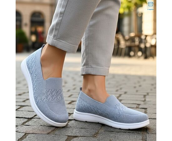 Фотография Слипоны женские тканевые Лето 2507-3 (8 пар р.37-42) "Kulada-UCSS-MD" недорого оптом от прямого поставщика, изображение 2