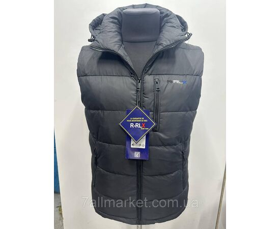 Фотография Жилетка мужская, молодёжная размеры M-3XL(2цв)"R-RLX" недорого от прямого поставщика, изображение 2