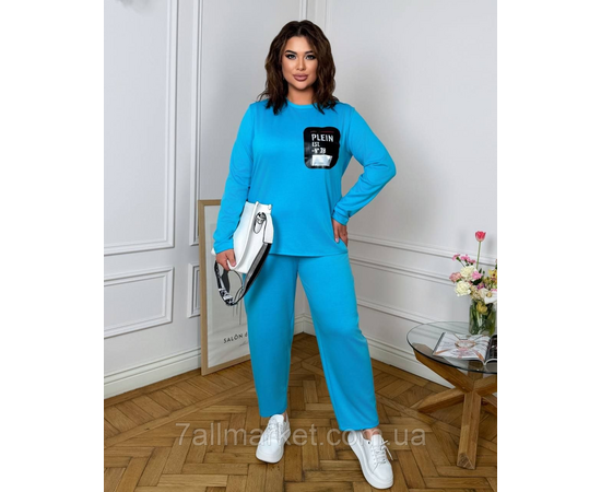 Фотография Костюм женский прогулочный трикотажный  (46-60) "LADA" недорого от прямого поставщика, изображение 4