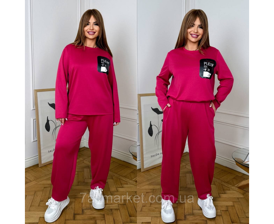 Костюм жіночий прогулянковий трикотажний (46-60) "LADA" недорого від прямого постачальника, зображення 2