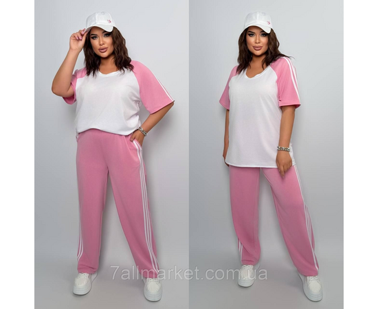 Фотография Костюм женский прогулочный летний двухнитка  (46-60) "LADA" недорого от прямого поставщика, изображение 2