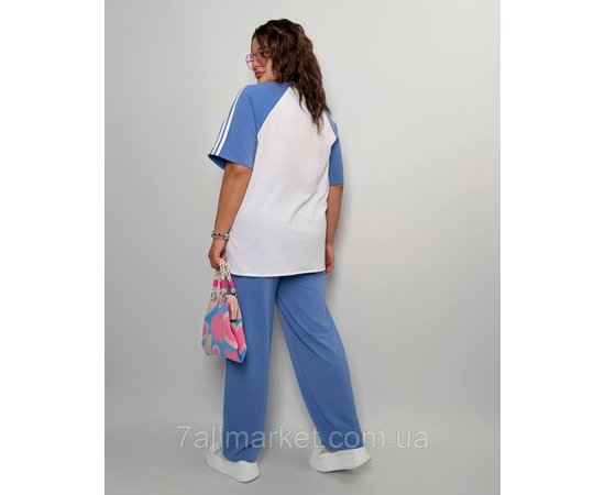 Фотография Костюм женский прогулочный летний двухнитка  (46-60) "LADA" недорого от прямого поставщика, изображение 4