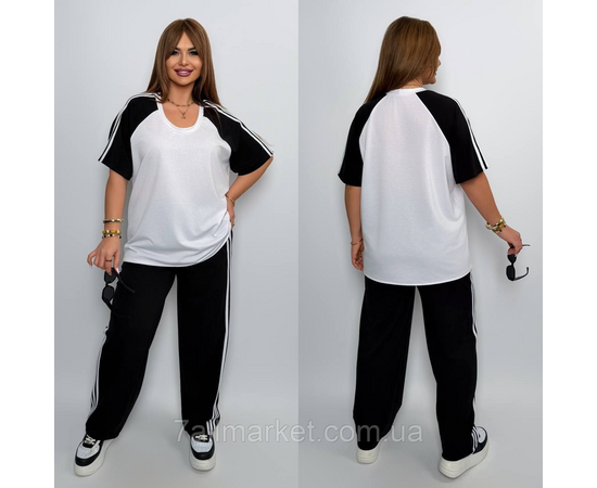 Фотография Костюм женский прогулочный летний двухнитка  (46-60) "LADA" недорого от прямого поставщика, изображение 2