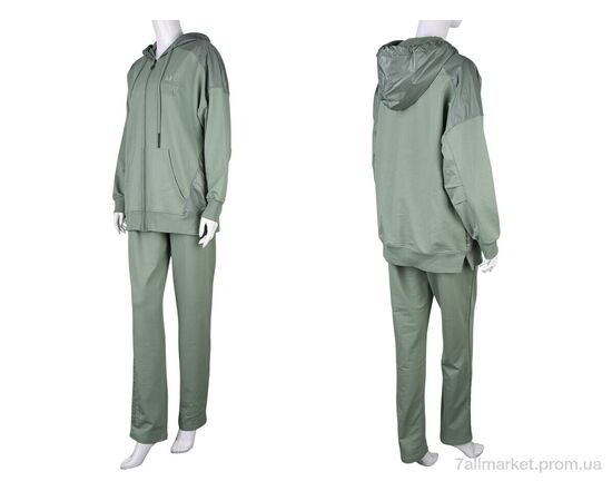 Фотография Спортивный костюм женский Весна/осень RH405-1 green (4 шт. р.сетка L-3XL) "Red Hat" недорого оптом от прямого поставщика, изображение 3