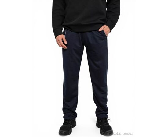 Фотография Спортивные брюки мужские Весна/осень 406 mix (6 шт. р.сетка L-5XL) "Massmag" недорого оптом от прямого поставщика, изображение 3