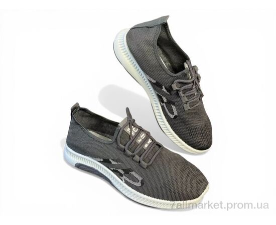 Кросівки чоловічі модні Літо 3003 grey (8 пар р.41-45) "Massmag" недорого оптом від прямого постачальника, зображення 2