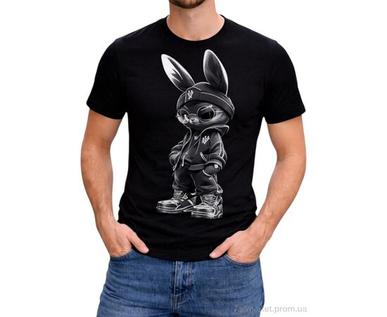 Футболка чоловіча Літо 252 чорний (5 шт. р.сіткаM-3XL) "Алия" недорого оптом від прямого постачальника, зображення 2