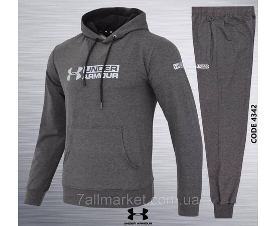 Спортивний чоловічий костюм трикотажний UA р S-2XL (6кв) "REMAIN" недорого від прямого постачальника, зображення 2