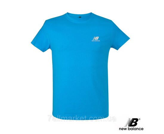 Футболка чоловіча молодіжна New Balance р-ри S-2XL (5кв) "REMAIN" недорого гуртом від прямого постачальника, зображення 2