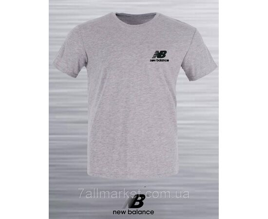 Футболка чоловіча молодіжна New Balance батал р-ри 2XL-6XL (6кв) "REMAIN" недорого гуртом від прямого постачальника, зображення 3