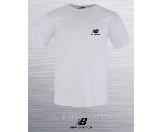 Футболка чоловіча молодіжна New Balance р-ри S-2XL (5кв) "REMAIN" недорого гуртом від прямого постачальника, зображення 3