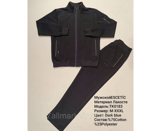 Спортивний чоловічий костюм ESCETIC розміри M-3XL (3 кв) "REMAIN" купити недорого від прямого постачальника, зображення 3