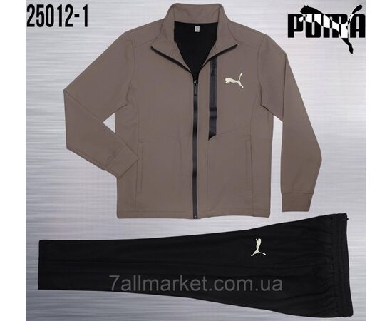 Спортивний чоловічий костюм на блискавці Пума розміри M-3XL (5 кв) "REMAIN" купити недорого від прямого постачальника, зображення 5