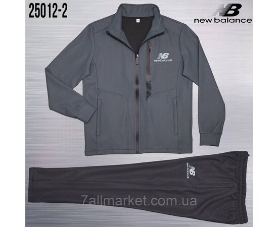 Спортивний чоловічий костюм на блискавці New Balance розміри M-3XL (5 кв) "REMAIN" купити недорого від прямого постачальника, зображення 2