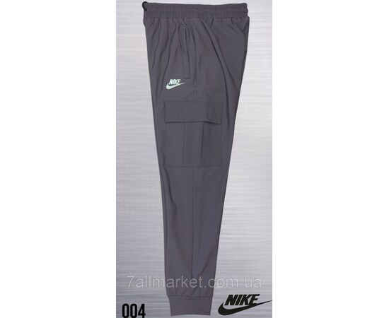 Спортивні штани чоловічі на манжеті з кишенями Найк розміри M-3XL (4кв) "REMAIN" недорого від прямого постачальника, зображення 2