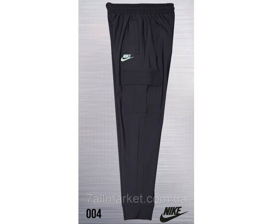 Спортивні штани чоловічі на манжеті з кишенями Найк розміри M-3XL (4кв) "REMAIN" недорого від прямого постачальника, зображення 3