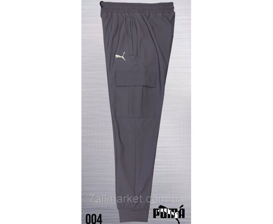 Спортивні штани чоловічі на манжеті з кишенями Пума розміри M-3XL (4кв) "REMAIN" недорого від прямого постачальника, зображення 3