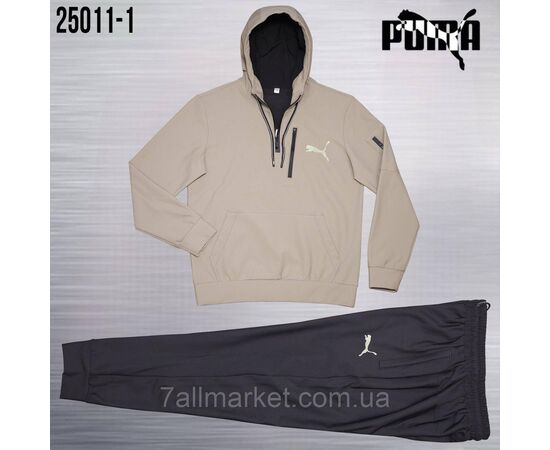 Спортивний чоловічий костюм трикотажний Пума розміри M-3XL (4 кв) "REMAIN" купити недорого від прямого постачальника, зображення 2