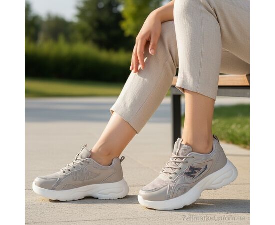 Фотография Кроссовки женские модные Весна/осень 2305-3 (8 пар р.36-41) "Kulada-UCSS-MD" недорого оптом от прямого поставщика, изображение 3