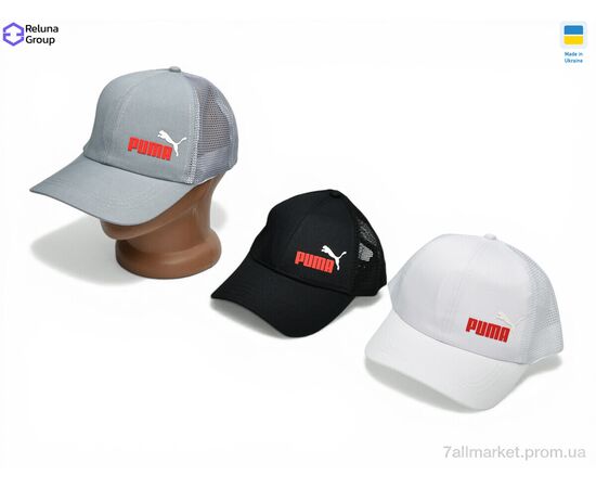 Кепка унісекс Літо SF018-3 mix (5 шт. р.сітка) "Reluna Group" недорого оптом від прямого постачальника, зображення 2