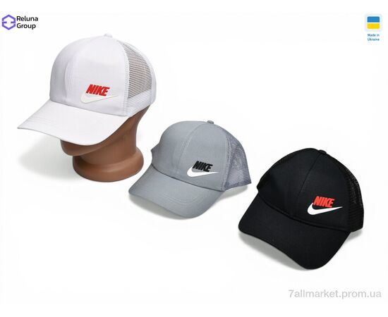Кепка унісекс Літо SF018-4 mix (5 шт. р.сітка) "Reluna Group" недорого оптом від прямого постачальника, зображення 2