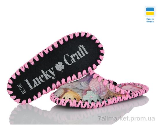 Фотография Тапки детские домашние Весна/осень 046 рожевий (9 пар р.30-35) "Active" недорого оптом от прямого поставщика, изображение 2