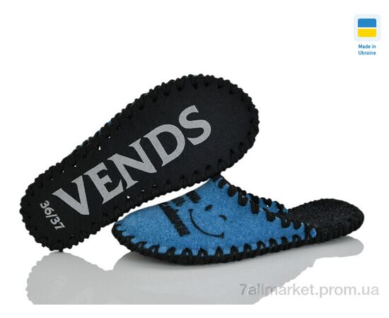 Фотография Тапки женские для дома Весна/осень 212W бірюза (9 пар р.36-41) "Active" недорого оптом от прямого поставщика, изображение 2