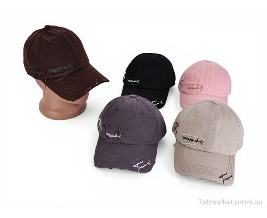 Кепка для чоловіків Літо 9-03 mix (5 шт. р.сітка56-59) "TUZZI" недорого оптом від прямого постачальника, зображення 2