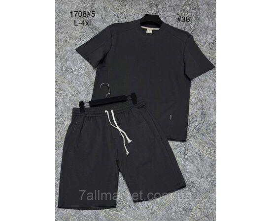 Костюм чоловічий із шортами р-ри L-4XL (4 кв) "PROSTOMEN" недорого від прямого постачальника, зображення 2
