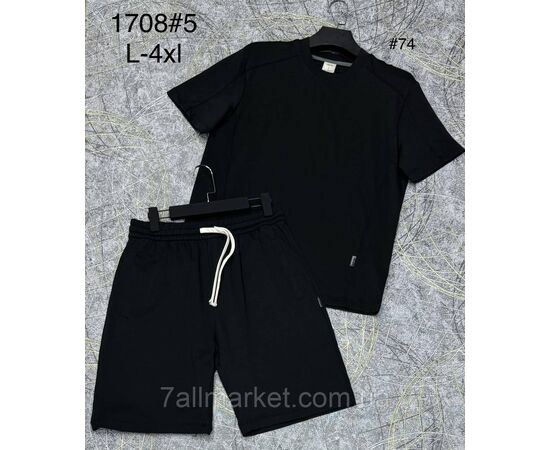 Костюм чоловічий із шортами р-ри L-4XL (4 кв) "PROSTOMEN" недорого від прямого постачальника, зображення 4